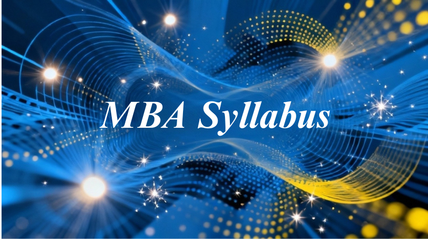 MBA Third Semester Syllabus